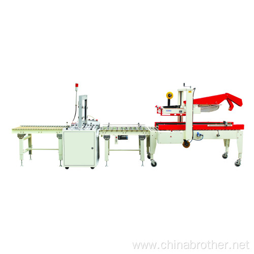 Side Belts Driven Automatic Flaps fold Carton Sealer